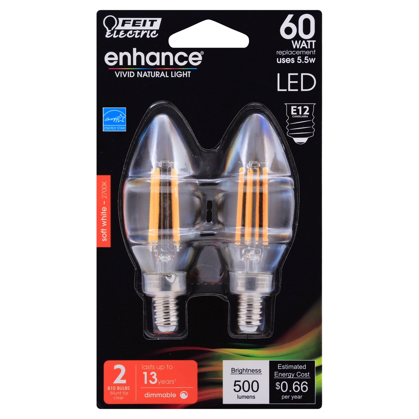 Feit Electric Light Bulb 2 ea