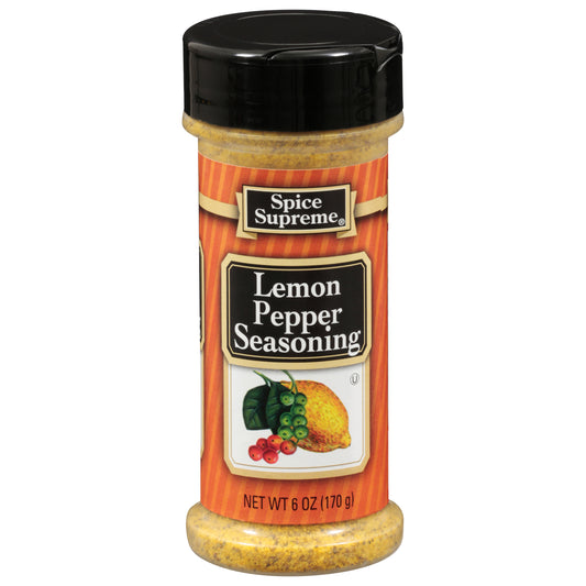 Spice Supreme Lemon Pepper Seasoning 6 oz
