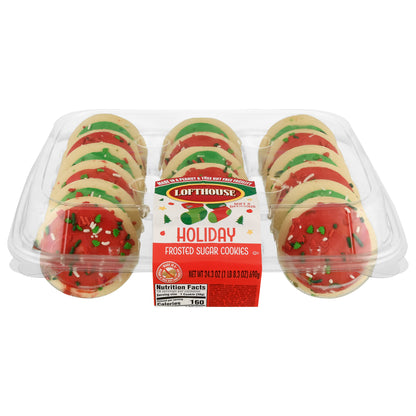 Lofthouse Holiday Frosted Sugar Cookies 24.3 oz