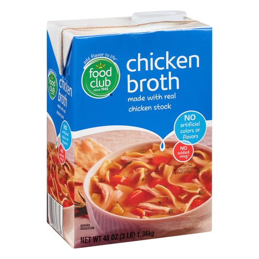 Food Club Chicken Broth 48 oz