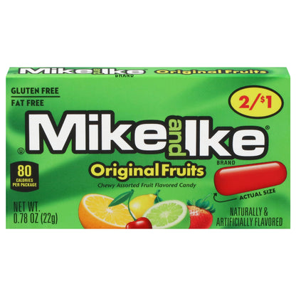 Mike and Ike Chewy Original Fruits Candy 0.78 oz