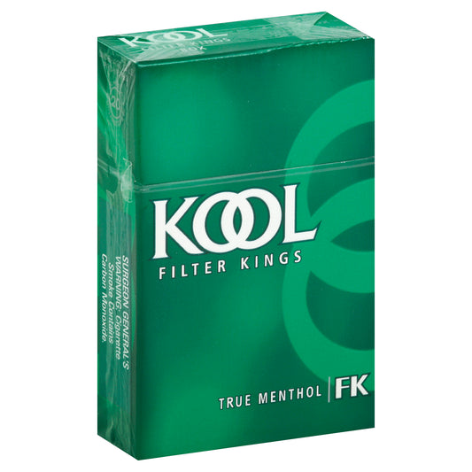 Kool Cigarettes 20 ea - KOOL FILTER KINGS TRUE MENTHOL FK