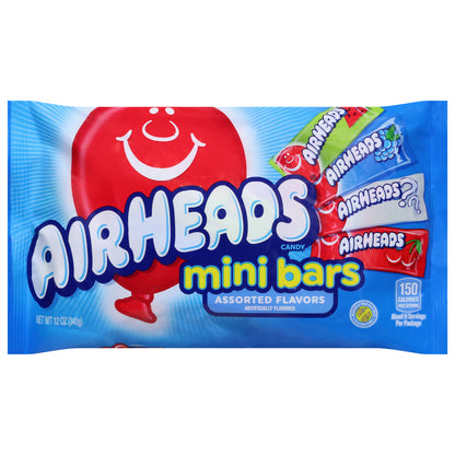 AirHeads Mini Bars Assorted Flavors Candy 12 oz