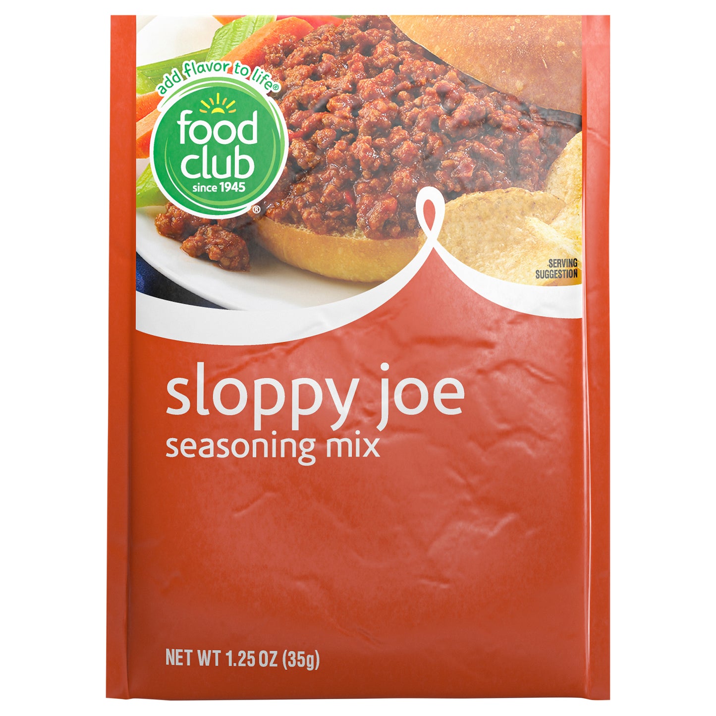 Food Club Sloppy Joe Seasoning Mix 1.25 oz