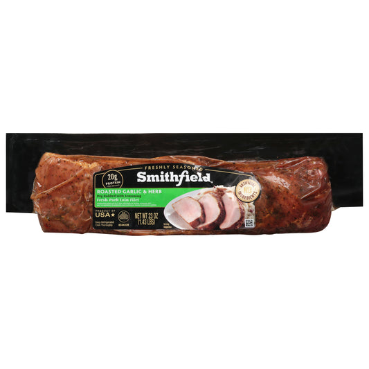 Smithfield Roasted Garlic & Herb Fresh Pork Loin Filet 23 oz