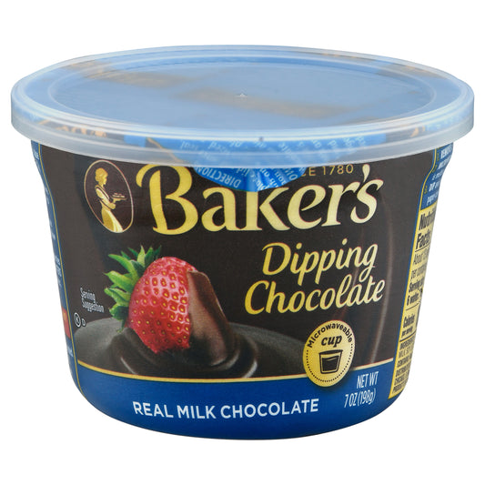 Baker's Real Milk Chocolate Dipping Chocolate 7 oz