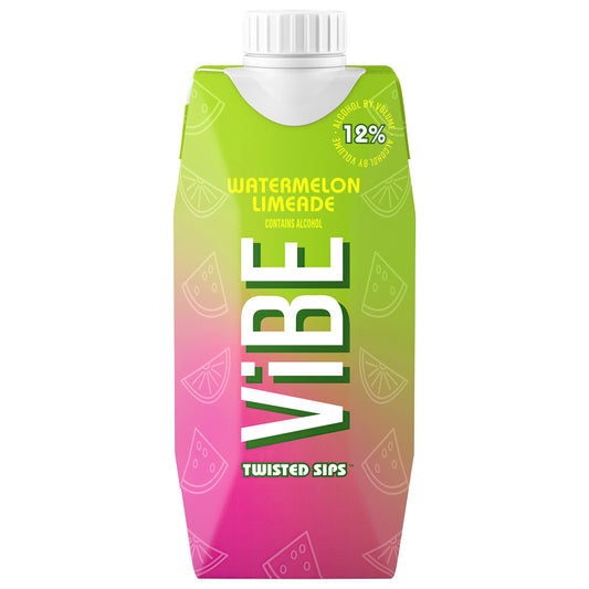 ViBE Twisted Sips Watermelon Limeade Tetra 500ml