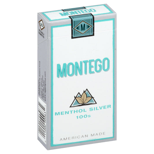 Montego Class A Menthol Silver 100s Cigarettes 20 ea