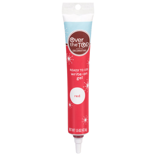 Over the Top Decorating Red Write-On Gel 1.5 oz