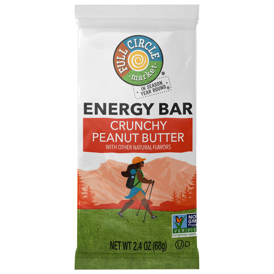 Full Circle Market Crunchy Peanut Butter Energy Bar 2.4 oz