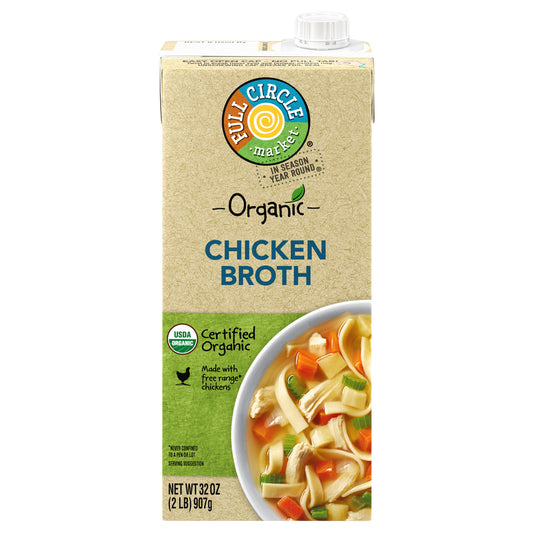 Full Circle Market Organic Chicken Broth 32 oz