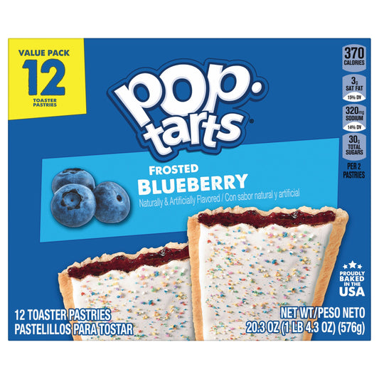 Pop-Tarts Frosted Blueberry Toaster Pastries