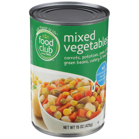 FOOD CLUB VEG CAN MIXED VEGETABLES
