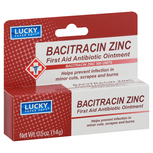 Lucky Super Soft Ointment Bacitracin Zinc 0.5 oz