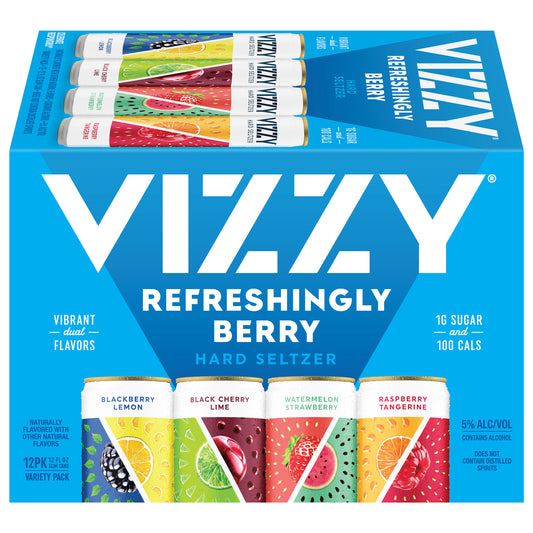 Vizzy Hard Seltzer Berry Variety Pack 12pk