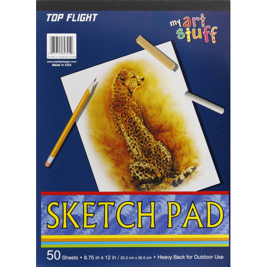 Top Flight TOP FLIGHT SKETCH PAD 8.75X12 50 CT