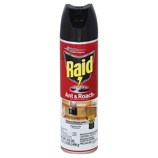 Raid Ant & Roach Killer 17.5 oz - Fragrance Free