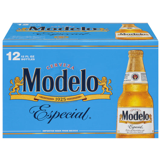 Modelo Especial Beer 12 - 12 fl oz Bottles