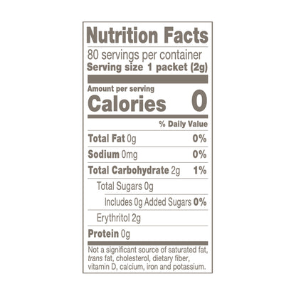 Truvia Original Calorie-Free Sweetener from the Stevia Leaf, 80  Packets (5.64 oz Carton)