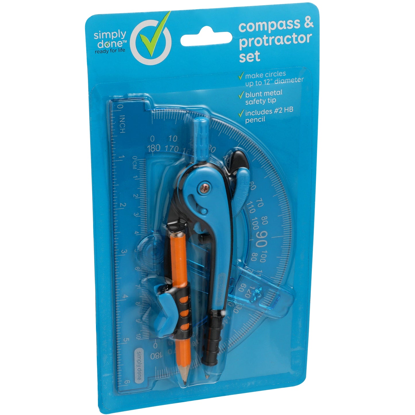 Compass & Protractor Set