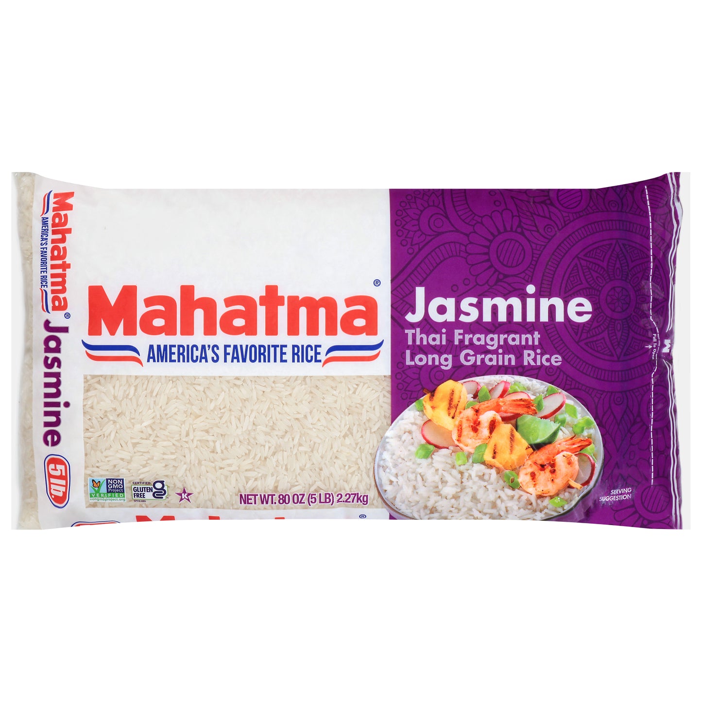 Mahatma Jasmine Rice Long 80 oz