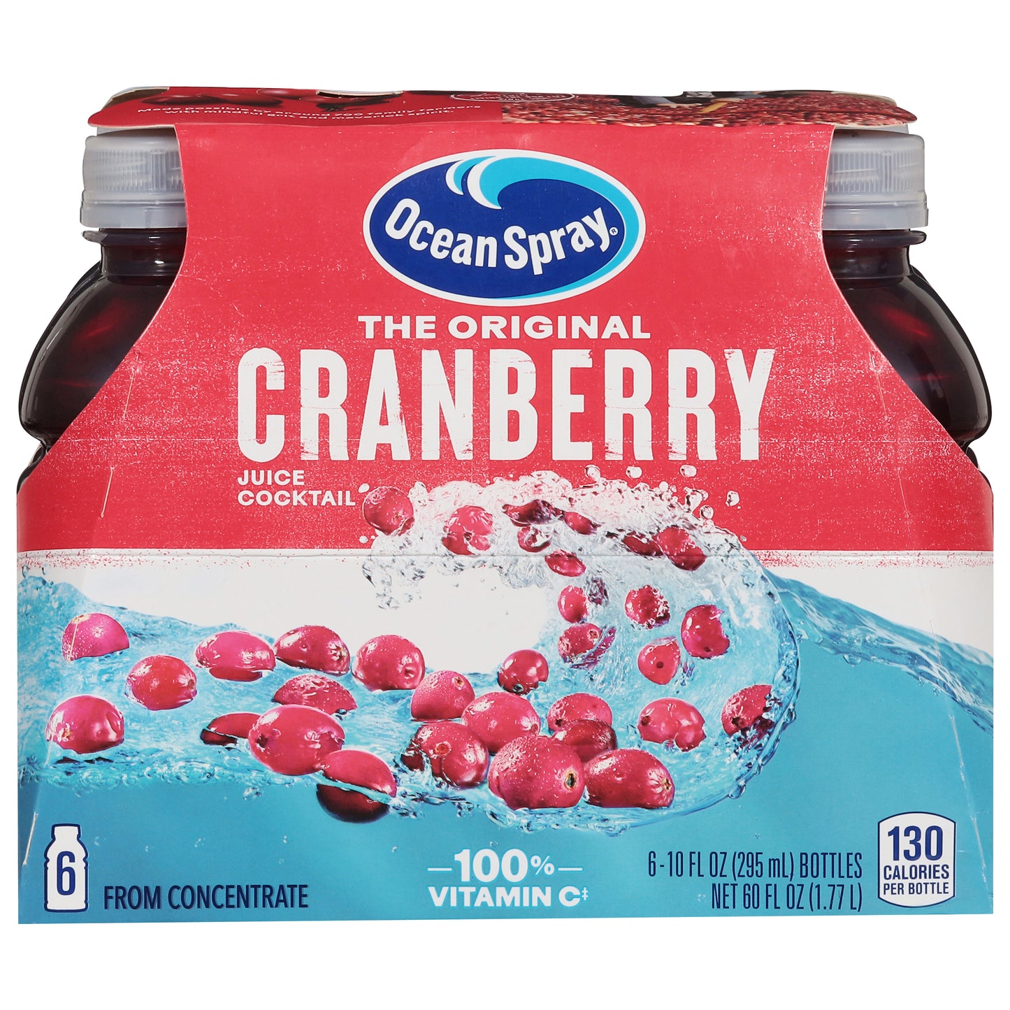 Ocean Spray The Original Cranberry Juice Cocktail 6 - 10 fl oz Bottles