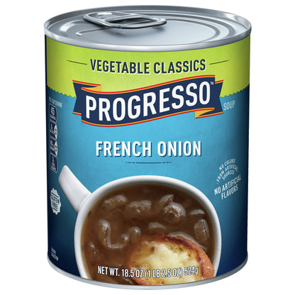 Progresso Vegetable Classics, French Onion Canned Soup, Gluten Free, 18.5 oz.