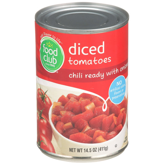 Chili Ready With Onions Diced Tomatoes