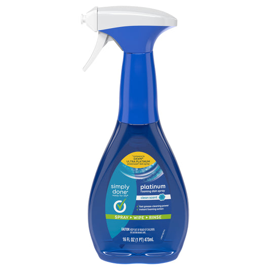 Simply Done Platinum Foaming Clean Scent Dish Spray 16 fl oz