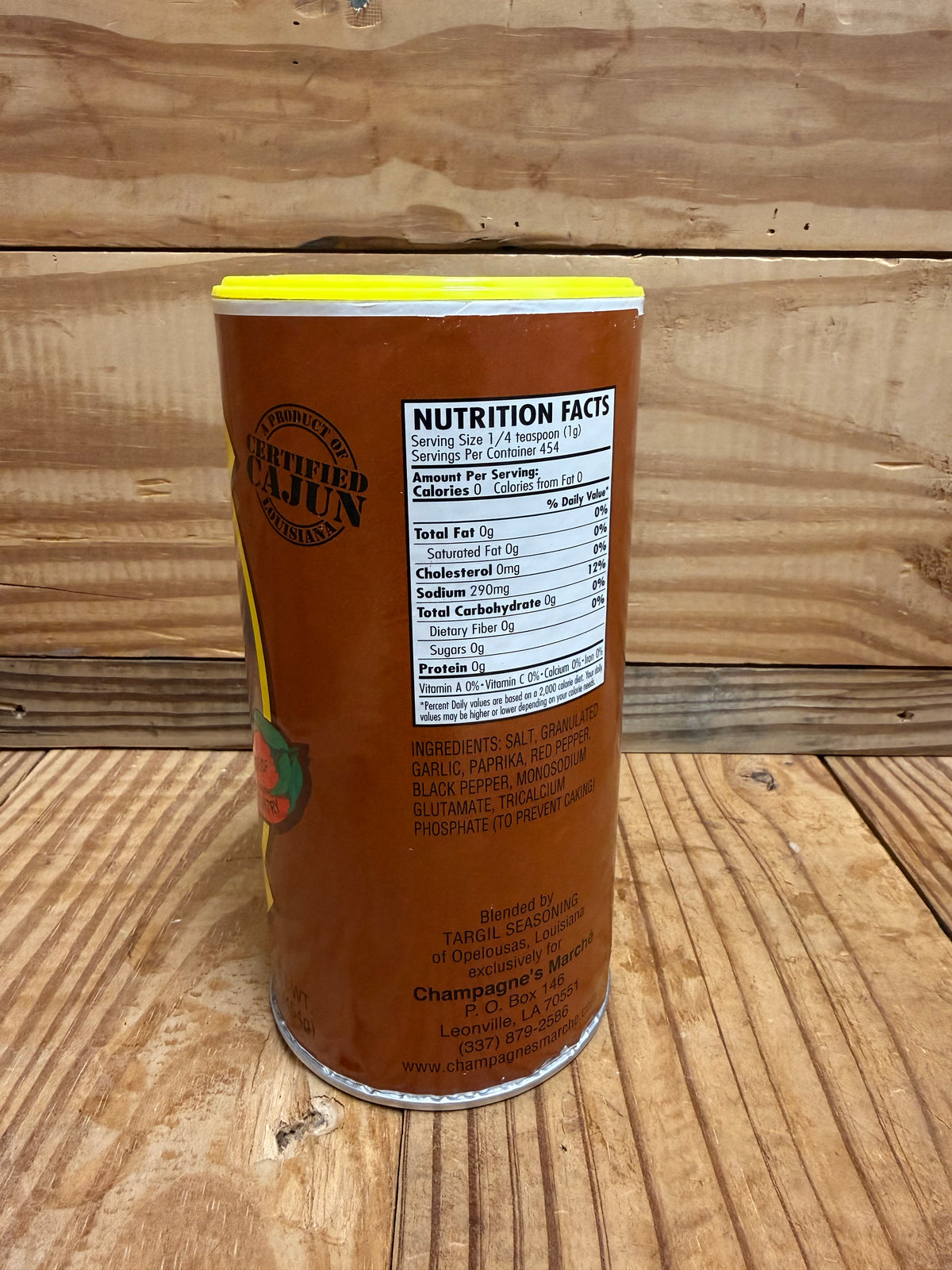 CHAMPAGNES GARLIC CAJUN SEASONING 16OZ