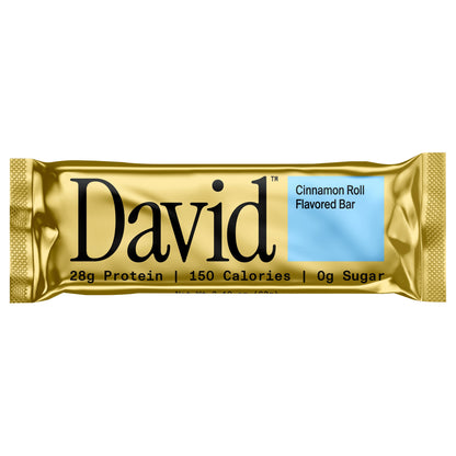 David High Protein Bars, Cinnamon Roll, 28g Protein (1 Count)