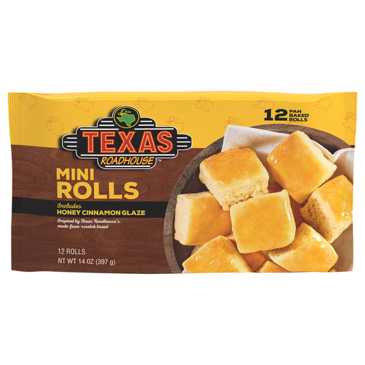 Texas Roadhouse Mini Rolls with Honey Cinnamon Glaze