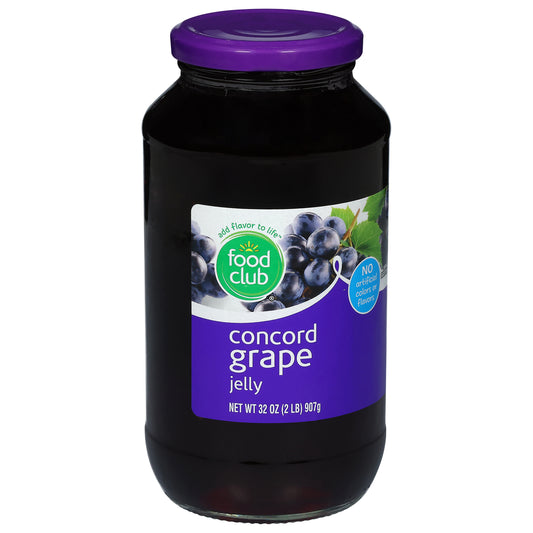 Food Club Concord Grape Jelly 32 oz