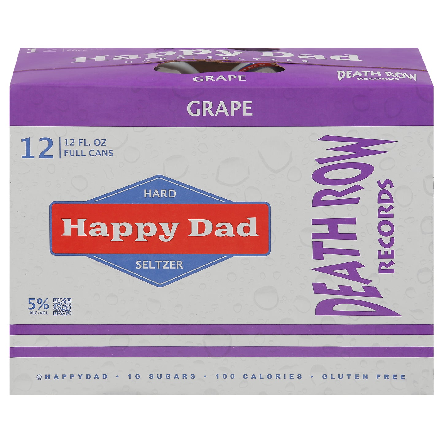 Happy Dad Death Row Records Grape Hard Seltzer 12 - 12 fl oz Cans
