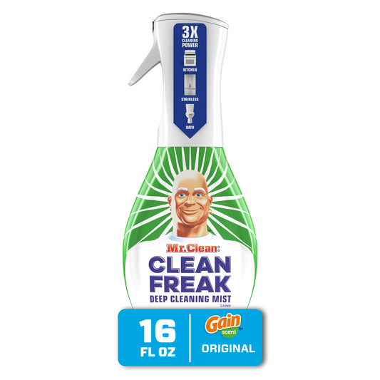 Mr. Clean, Clean Freak Deep Cleaning Mist Multi-Surface Spray, Gain Original Scent Starter Kit, 1 count, 16 fl oz