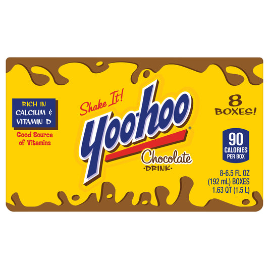Yoo-hoo Chcolate Drink, 6.5 fl oz boxes, 8 pack