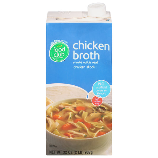 Food Club Chicken Broth 32 oz