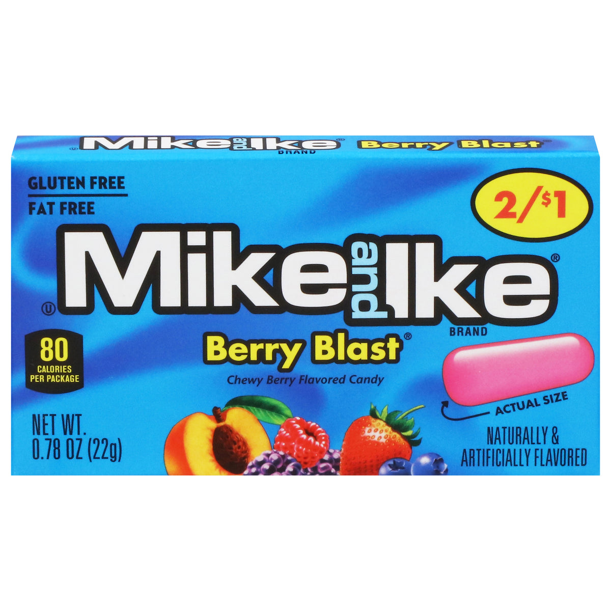 Mike and Ike Chewy Berry Blast Candy 0.78 oz