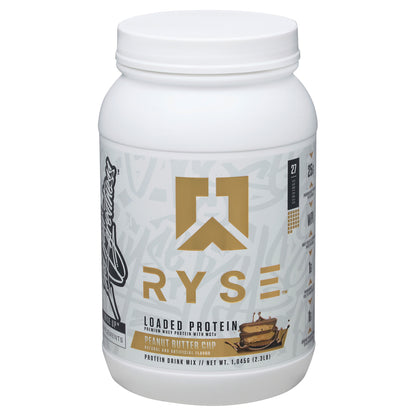Ryse Loaded Protein Peanut Butter Cup Protein Drink Mix 2.3 lb