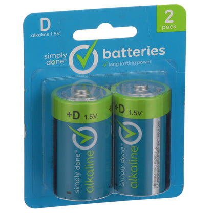 D Alkaline 1.5V Batteries