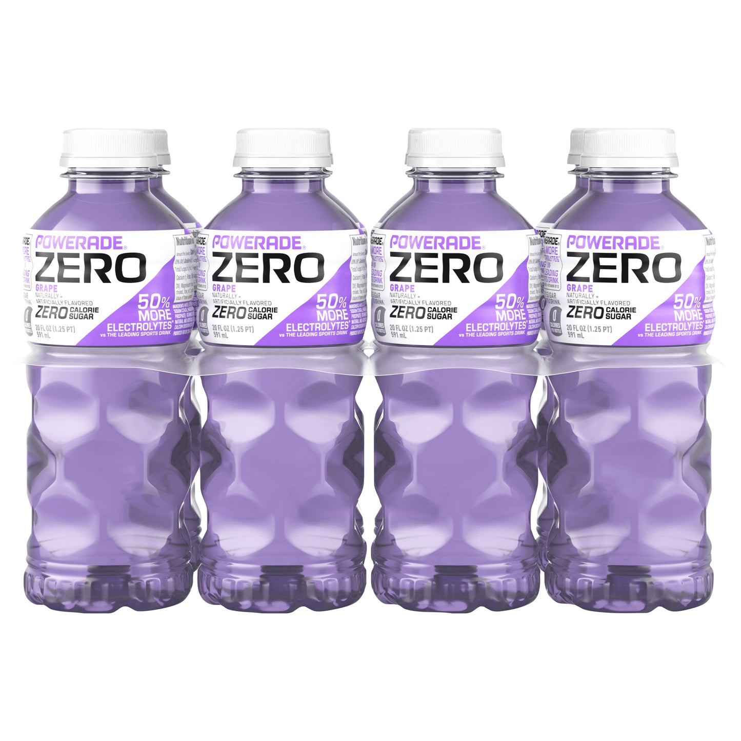 POWERADE ZERO Grape Sports Drink, 20 fl oz (Pack of 24)