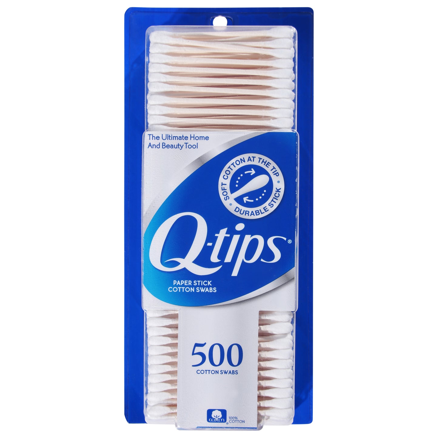 Q-tips Paper Stick Cotton Swabs 500 ea