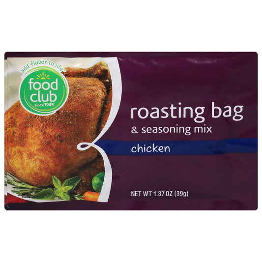 Food Club Chicken Roasting Bag & Seasoning Mix 1.37 oz