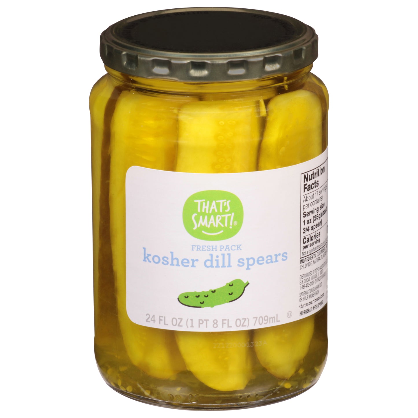 That's Smart! Fresh Pack Kosher Dill Spears Pickles 24 fl oz