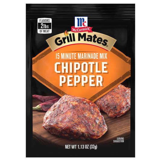McCormick Grill Mates Marinade Mix - Chipotle Pepper, 1.13 oz