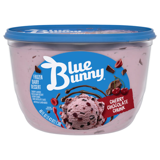 Blue Bunny Cherry Chocolate Chunk Ice Cream, 46 fl oz
