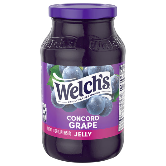 Welch's Concord Grape Jelly, 18 oz Jar