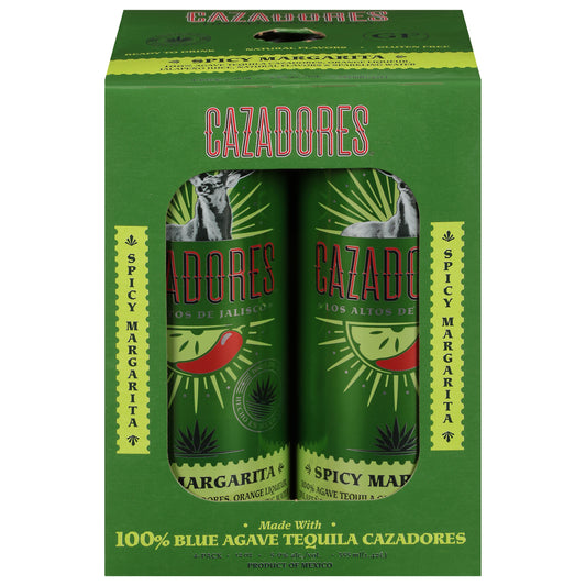 Cazadores Margarita Tequila 4 - 12 oz Cans