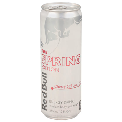 Red Bull The Spring Edition Sugarfree Cherry Sakura Energy Drink 12 fl oz