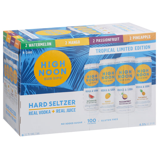 High Noon Sun Sips Tropical Hard Seltzer 8 - 355 ml Cans